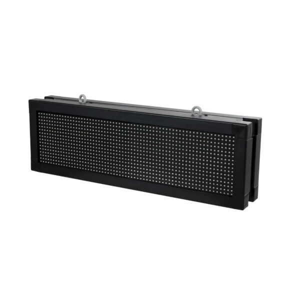 GloboStar® DISPLAY 90318 LED Scrolling Display 64x16cm - Κυλιόμενη Ψηφιακή Πινακίδα / Επιγραφή Διπλής Όψης P10 LED SMD AC 220-240V - Λειτουργία μέσω Wi-Fi με Εφαρμογή APP - Αισθήτηρας Θερμοκρασίας και Υγρασίας - Αδιάβροχο IP65 - Μ70.5 x Π11 x Υ22.5cm - Μπλε - 1 Χρόνο Εγγύηση