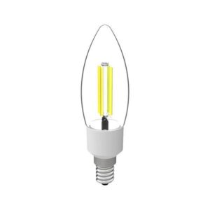 ΛΑΜΠΑ ΚΕΡΙ C35 FILAMENT 2,5W 525LM E14 3000K CLEAR EUROLAMP – 147-78327