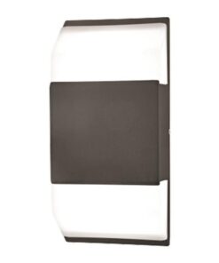 ΑΠΛΙΚΑ ΤΟΙΧΟΥ LED 5W 90x40x185 3000K IP54 ΜΑΥΡΗ PRO EUROLAMP 145-20221