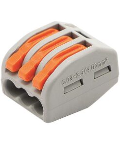 ΚΛΕΜΜΑ PCT-213 3 ΘΕΣΕΩΝ ΜΕ ΥΠΟΔΟΧΗ 0,80-2,5mm 32Α 400V EUROLAMP 147-11049