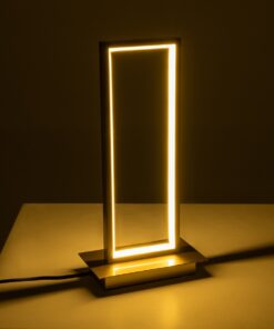 GloboStar® CORNELIE 60462 Επιτραπέζιο Φωτιστικό LED CCT 18W 1980lm 200° AC 220-240V – Εναλλαγή Φωτισμού μέσω Διακόπτη On/Off All In One Ψυχρό 6000k+Φυσικό 4500k+Θερμό 2700k Μ18 x Π10 x Υ36cm – Χρυσό – 3 Χρόνια Εγγύηση