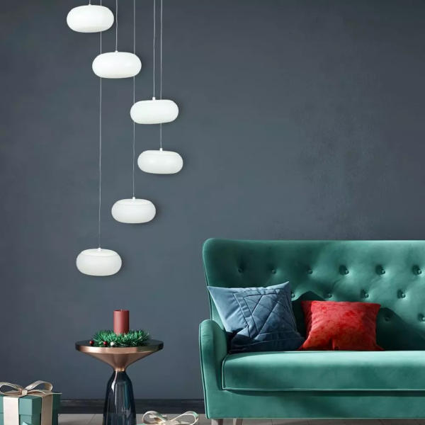 LED πολυέλαιος 76W Λευκό 3000K Θερμό λευκό Triac Dimmable V-TAC – 40011