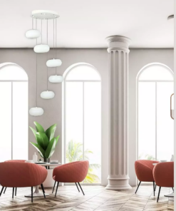 LED πολυέλαιος 76W Λευκό 3000K Θερμό λευκό Triac Dimmable V-TAC – 40011