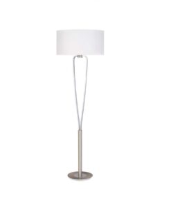 Φωτιστικό Δαπέδου Trio Lighting E27 Νίκελ Ματ Μεταλλικό 400200107