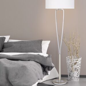 Φωτιστικό Δαπέδου Trio Lighting   E27 Νίκελ Ματ Μεταλλικό    400200107