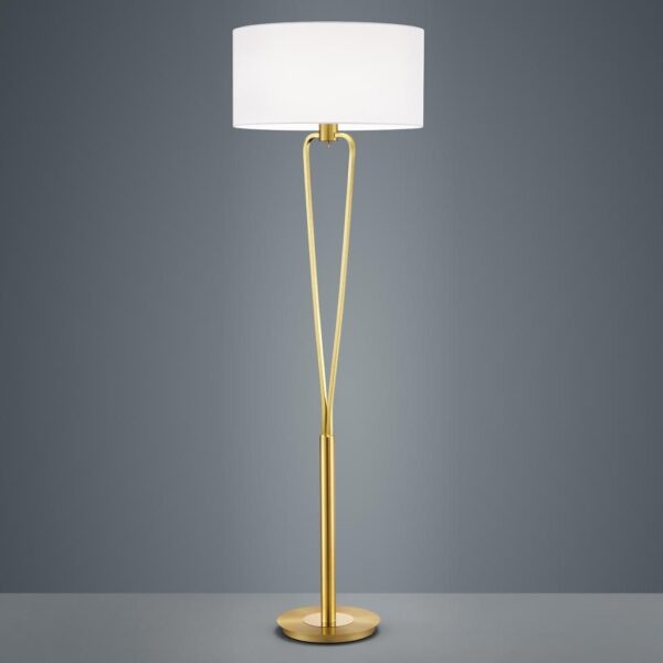 Φωτιστικό Δαπέδου Trio Lighting   E27 Ορείχαλκος Ματ Μεταλλικό  400200108