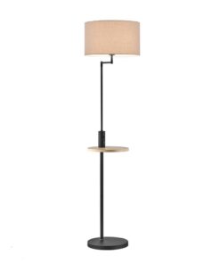 Φωτιστικό Δαπέδου Trio Lighting E27 Μαύρο Ματ Μεταλλικό 400400132