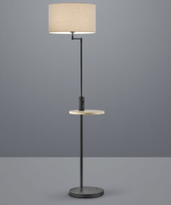 Φωτιστικό Δαπέδου Trio Lighting E27 Μαύρο Ματ Μεταλλικό 400400132