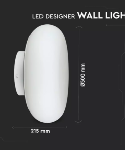 LED επιτοίχιο/πλαφονιέρα φωτιστικό 38W Λευκό 3000K Θερμό λευκό Triac Dimmable V-TAC – 40061