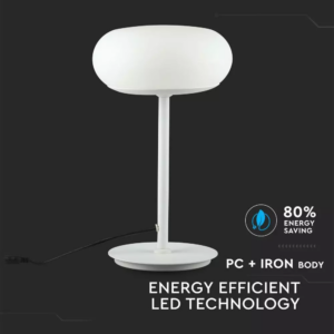 LED επιτραπέζιο φωτιστικό 15W Λευκό 3000K Θερμό λευκό Dimmable V-TAC – 40071