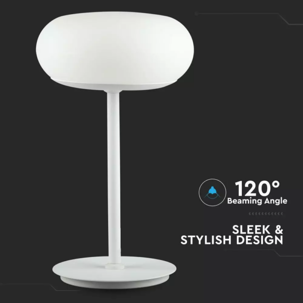 LED επιτραπέζιο φωτιστικό 30W Λευκό 3000K Θερμό λευκό Dimmable V-TAC – 40081
