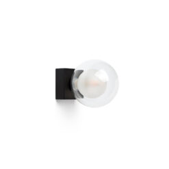 Faro Barcelona PERLA Φωτιστικό τοίχου G9 σε Μαύρο Χρώμα IP44 – 40088