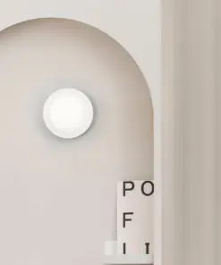 Faro Barcelona MAY Φωτιστικό Τοίχου/Οροφής COB LED σε Λευκό Χρώμα 4W 2700K IP44 – 40095