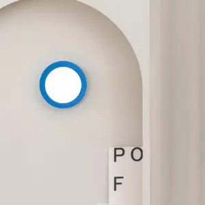 Faro Barcelona MAY Φωτιστικό τοίχου/Οροφής COB LED σε Μπλε Χρώμα 4W 2700K IP44 – 40097