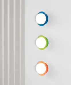 Faro Barcelona MAY Φωτιστικό τοίχου/Οροφής COB LED σε Μπλε Χρώμα 4W 2700K IP44 – 40097