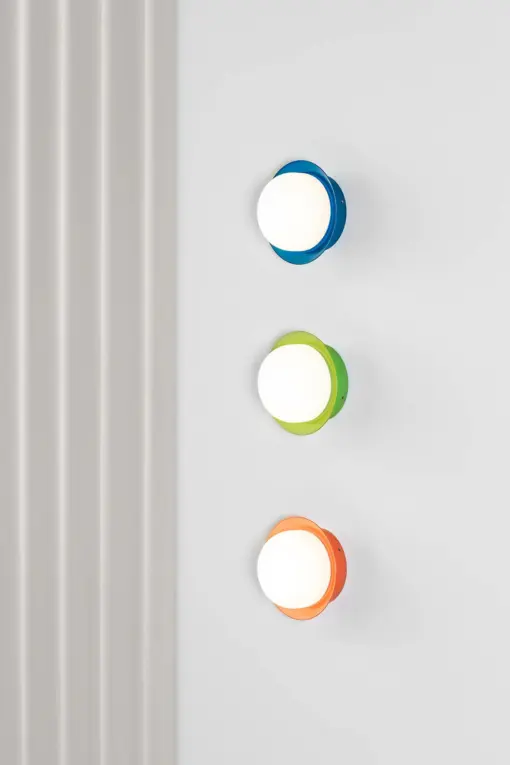 Faro Barcelona MAY Φωτιστικό τοίχου/Οροφής COB LED σε Μπλε Χρώμα 4W 2700K IP44 – 40097