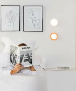 Faro Barcelona MAY Φωτιστικό Τοίχου/οροφής COB LED σε Κοραλί Χρώμα 4W 2700K IP44 – 40098