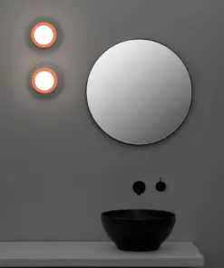 Faro Barcelona MAY Φωτιστικό Τοίχου/οροφής COB LED σε Κοραλί Χρώμα 4W 2700K IP44 – 40098