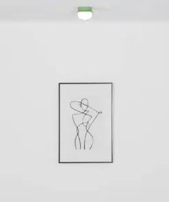 Faro Barcelona MAY Φωτιστικό Τοίχου/Οροφής COB LED σε Πράσινο Χρώμα 4W 2700K IP44 – 40099