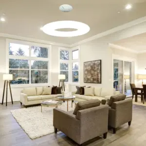 LED κρεμαστό φωτιστικό οροφής 105W Θερμό  3000K λευκό σώμα Dimmable V-TAC – 40101