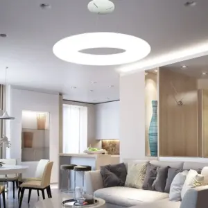 LED κρεμαστό φωτιστικό οροφής 105W Θερμό  3000K λευκό σώμα Dimmable V-TAC – 40101