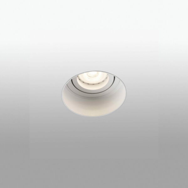 HYDE WHITE ROUND ORIENT. W/T GU10 FARO - 40110