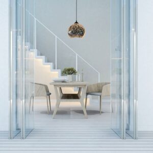 Κρεμαστό Φωτιστικό Οροφής Γυαλί με 3D γυαλί σώμα Ø150 V-TAC  – 40111