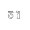HYDE WHITE ROUND GU10 FARO – 40114