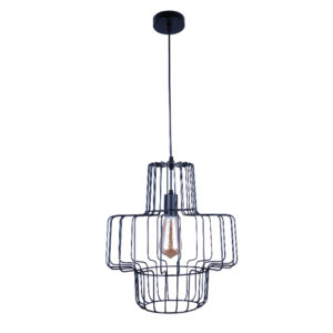 InLight Κρεμαστό φωτιστικό από μαύρο μέταλλο (4012)