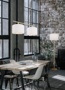Φωτιστικό Δαπέδου Trio Lighting E27 Ξύλο Φυσικό Ξύλο – 401200101
