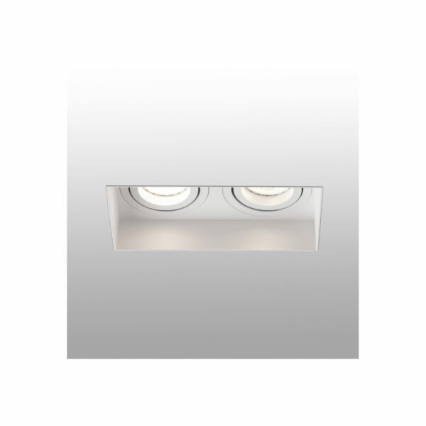 HYDE WHITE SQUARE ORIENT. W/F 2L GU10 FARO - 40122