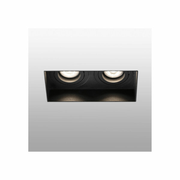 HYDE BLACK SQUARE ORIENT. W/F 2L GU10 FARO - 40123