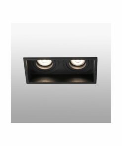 HYDE BLACK SQUARE ORIEN. 2L GU10 FARO – 40127