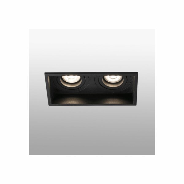 HYDE BLACK SQUARE ORIEN. 2L GU10 FARO - 40127