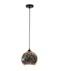 Κρεμαστό Φωτιστικό Οροφής Γυαλί με 3D γυαλί σώμα Ø250 V-TAC – 40131