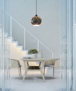 Κρεμαστό Φωτιστικό Οροφής Γυαλί με 3D γυαλί σώμα Ø250 V-TAC – 40131