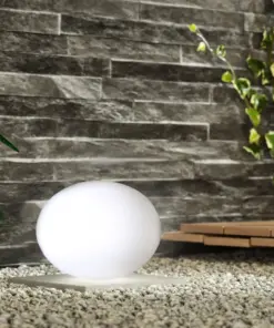 Εξωτερικό φωτιστικό LED μπαταρίας 1W RGB οβάλ επαναφορτιζόμενο V-TAC – 40141