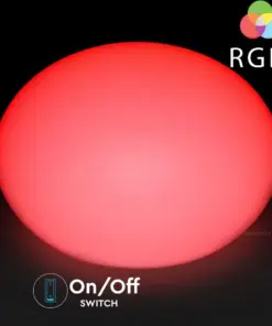 Εξωτερικό φωτιστικό LED μπαταρίας 1W RGB οβάλ επαναφορτιζόμενο V-TAC – 40141