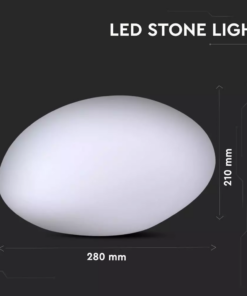Εξωτερικό φωτιστικό LED μπαταρίας 1W RGB πέτρα επαναφορτιζόμενο V-TAC – 40151