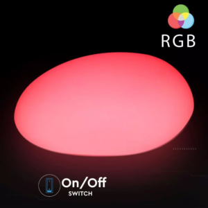 Εξωτερικό φωτιστικό LED μπαταρίας 1W RGB πέτρα επαναφορτιζόμενο V-TAC – 40151