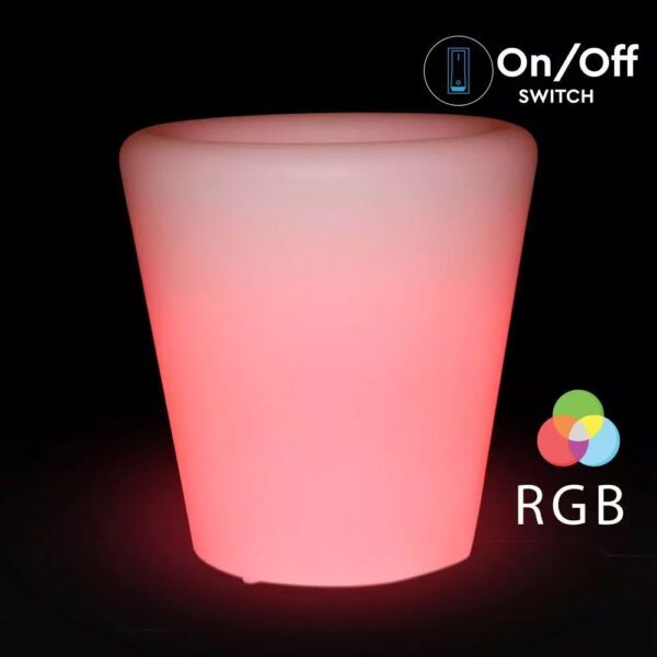 LED φωτιστικό γλάστρα 1W επαναφορτιζόμενη V-TAC RGB IP54 – 40181