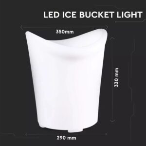 LED φωτιστικό παγονιέρα 1.5W επαναφορτιζόμενη V-TAC RGB IP54 – 40191
