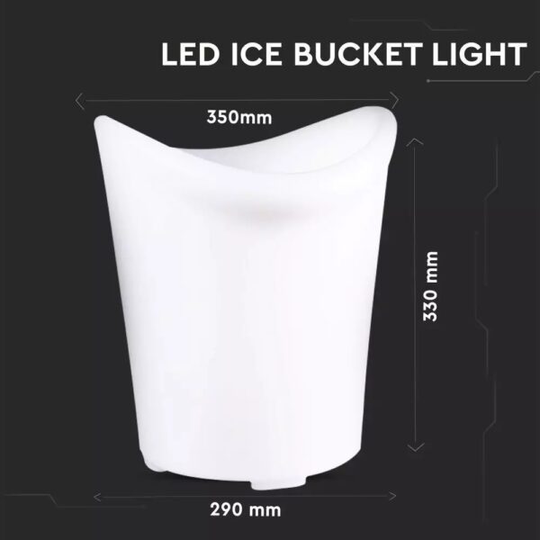 LED φωτιστικό παγονιέρα 1.5W επαναφορτιζόμενη V-TAC RGB IP54 – 40191