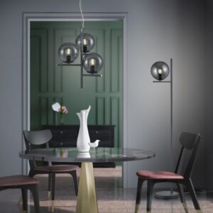 Φωτιστικό Δαπέδου Trio Lighting  E14 Ανθρακί Μεταλλικό  402000142