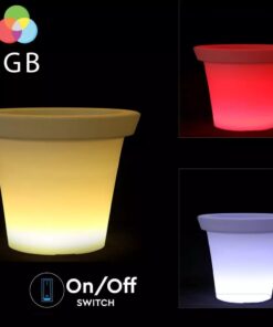 LED φωτιστικό γλάστρα 1.5W επαναφορτιζόμενη V-TAC RGB IP54 – 40211