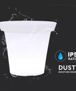 LED φωτιστικό γλάστρα 1.5W επαναφορτιζόμενη V-TAC RGB IP54 – 40211