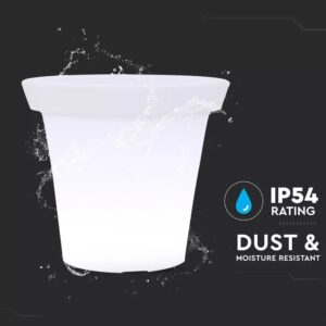 LED φωτιστικό γλάστρα 1.5W επαναφορτιζόμενη V-TAC RGB IP54 – 40211