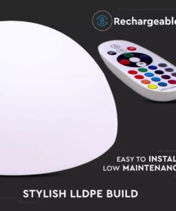 LED φωτιστικό οβάλ 6W επαναφορτιζόμενο V-TAC RGB IP54 – 40221