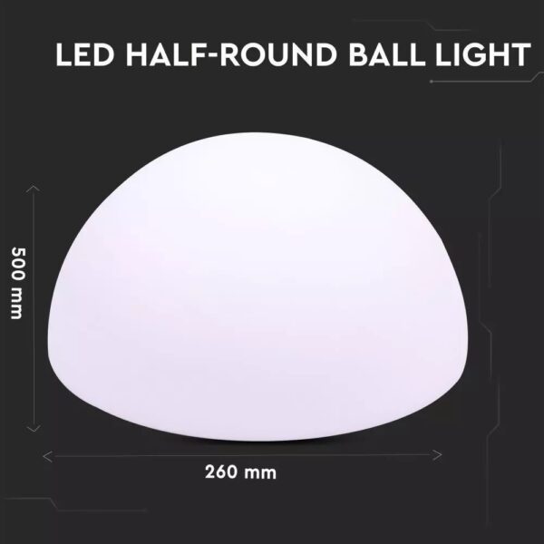 LED φωτιστικό οβάλ 6W επαναφορτιζόμενο V-TAC RGB IP54 – 40221