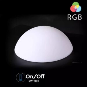 LED φωτιστικό οβάλ 6W επαναφορτιζόμενο V-TAC RGB IP54 – 40221